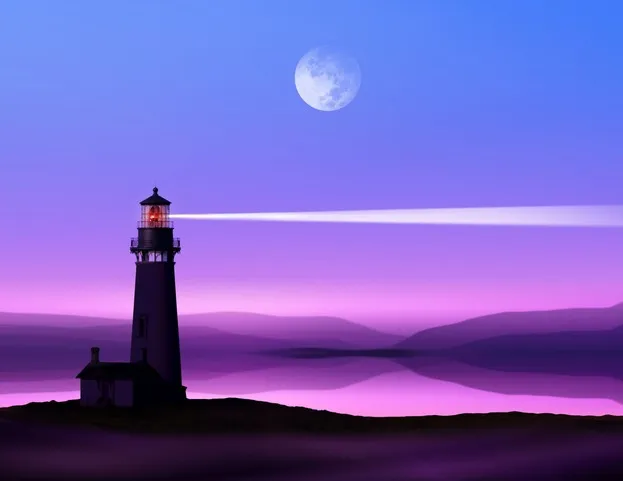 Lighthouse-Purple